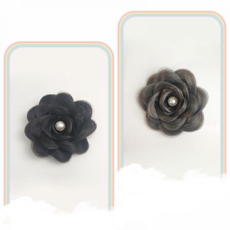 Rose-shaped Six Colors Synthetic Hair Clips