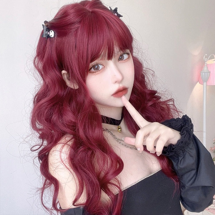62CM Red Synthetic Wig