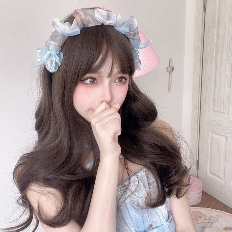 Wavy Brown 62CM Lolita Synthetic Wig
