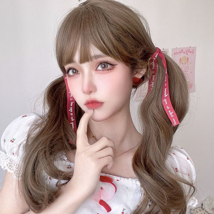Wavy 62CM Color Honey Tawny Lolita Synthetic Wig