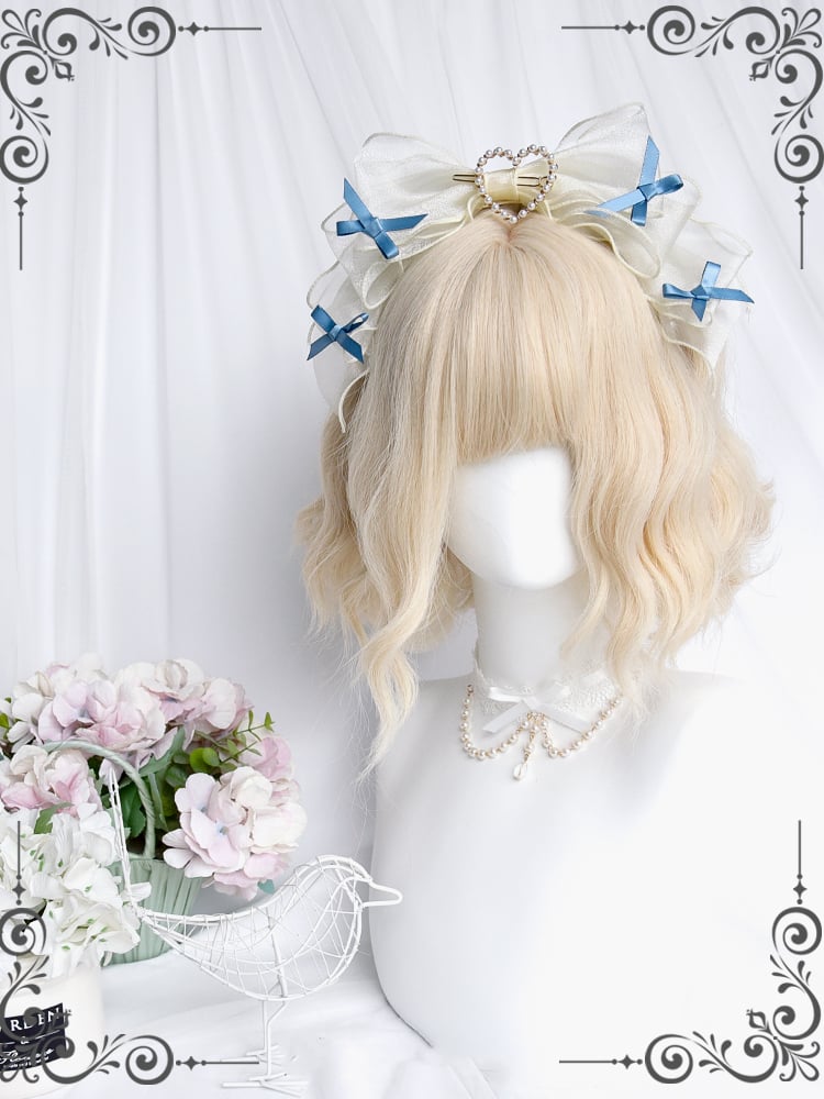 Platinum Wavy Short/Long Synthetic Wig