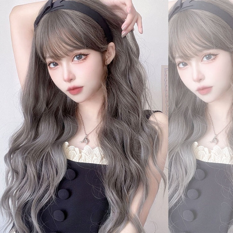 Wavy Ombre Hair Color 66CM Lolita Synthetic Wig