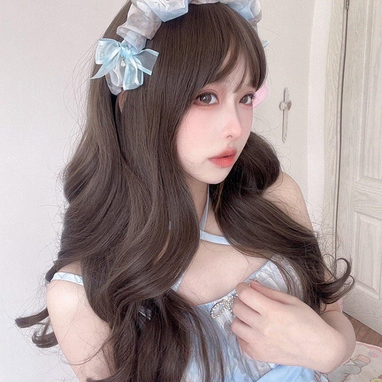 Wavy Brown 62CM Lolita Synthetic Wig
