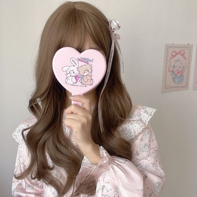 Wavy 62CM Color Honey Tawny Lolita Synthetic Wig