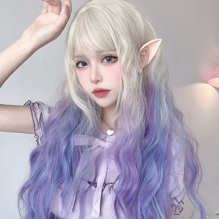 Waist Length Ombre Hair Color 70CM Lolita Synthetic Wig