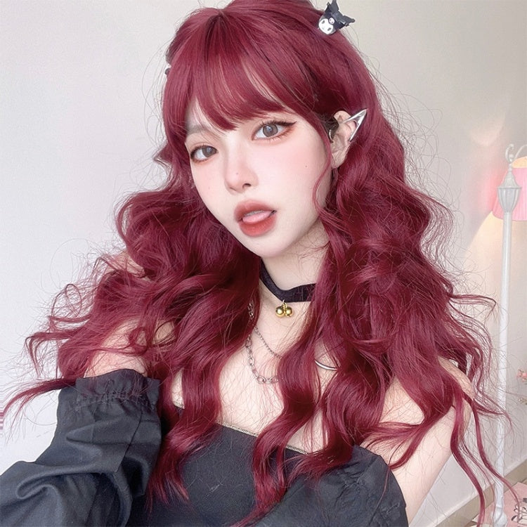 62CM Red Synthetic Wig