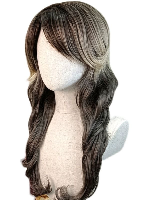 The Mystery of the Castle Dusty Brown Wavy 60CM Lolita Synthetic Wig