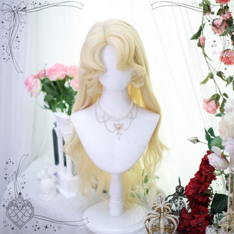 Platinum Hand-Braided Wavy Long Styling Synthetic Wig