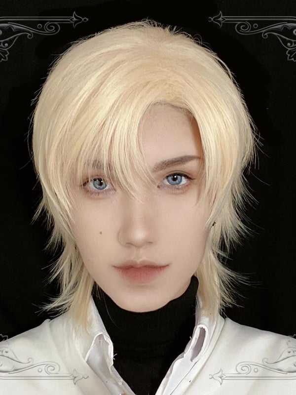 Thunder Lemon Gold Ouji Short Wig