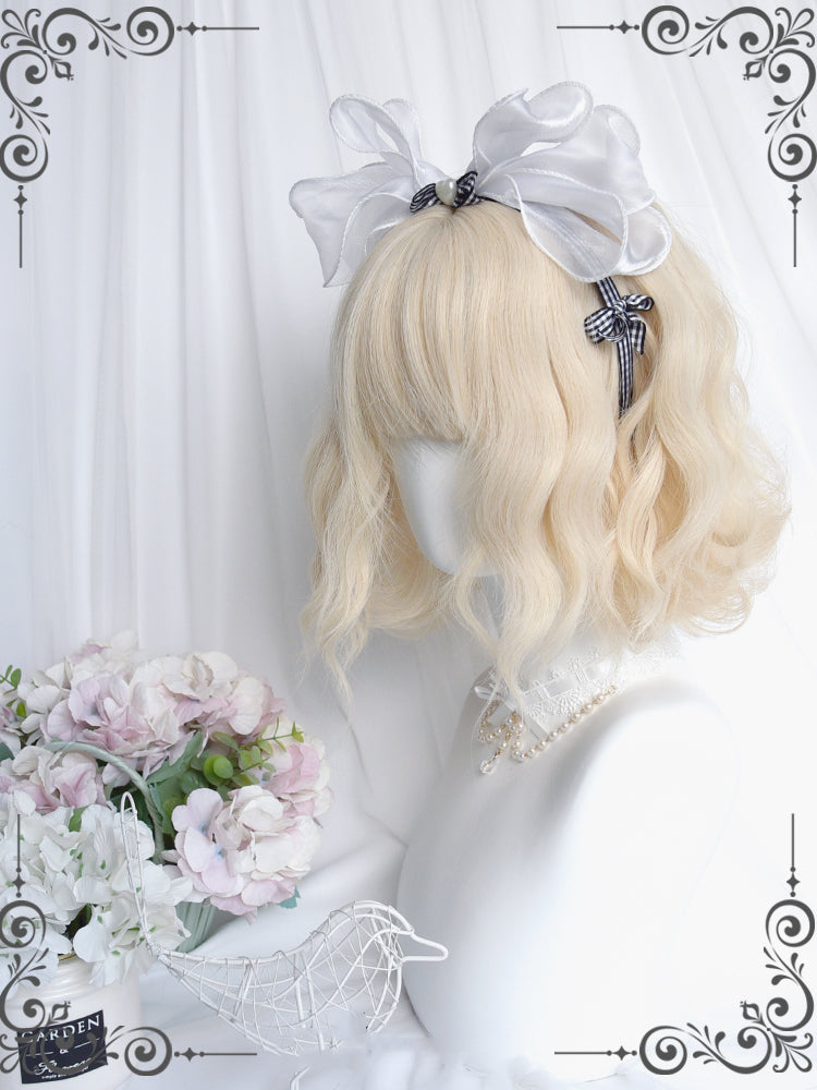 Platinum Wavy Short/Long Synthetic Wig