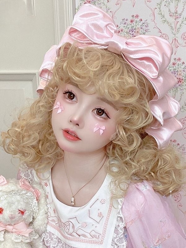 Little Princess Blonde Curly Wig