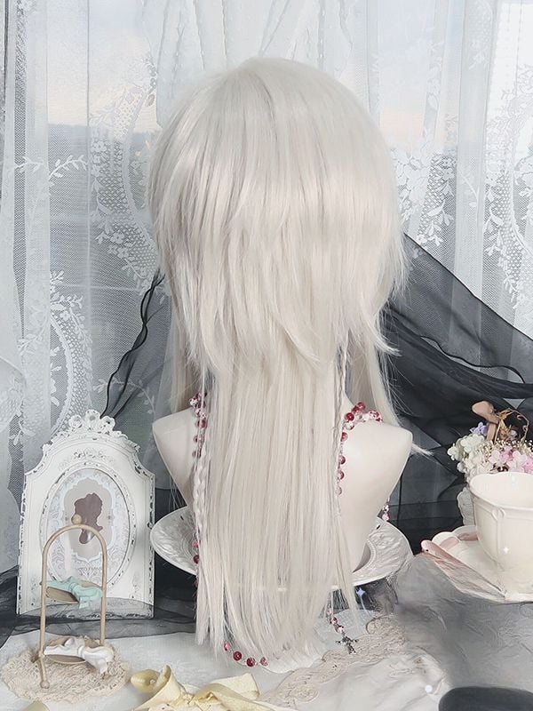 Messenger Silver-Grey Boy Style Wig