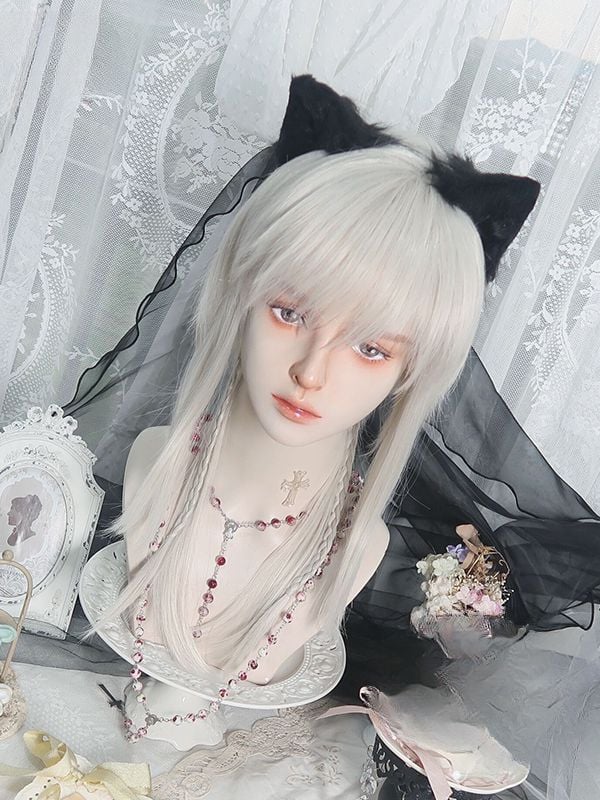 Messenger Silver-Grey Boy Style Wig