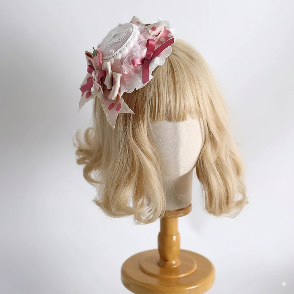 Strawberry Whip Mini Hat