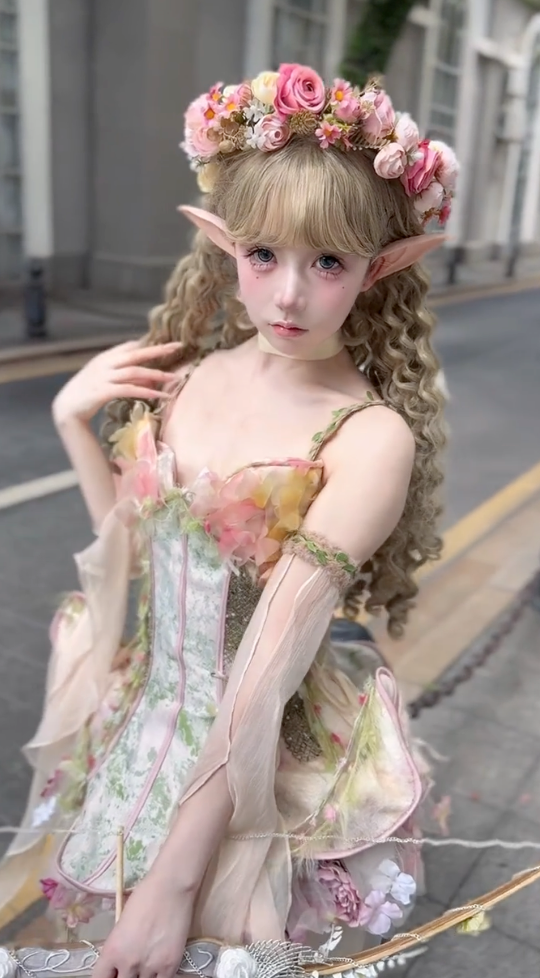 Enchanted Forest Fairy Corset Dress