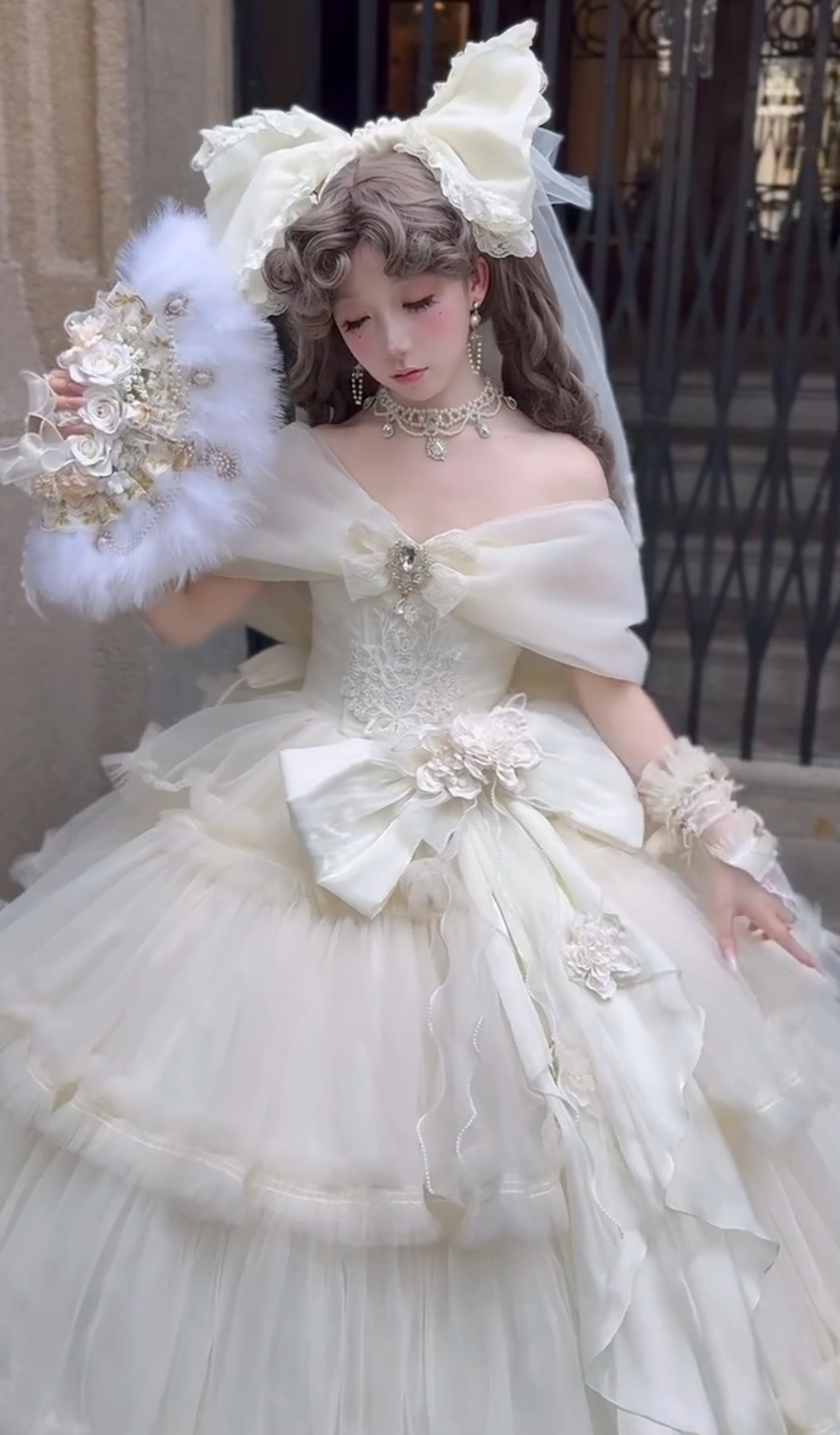 Regal Symphony Ivory Lolita Dress