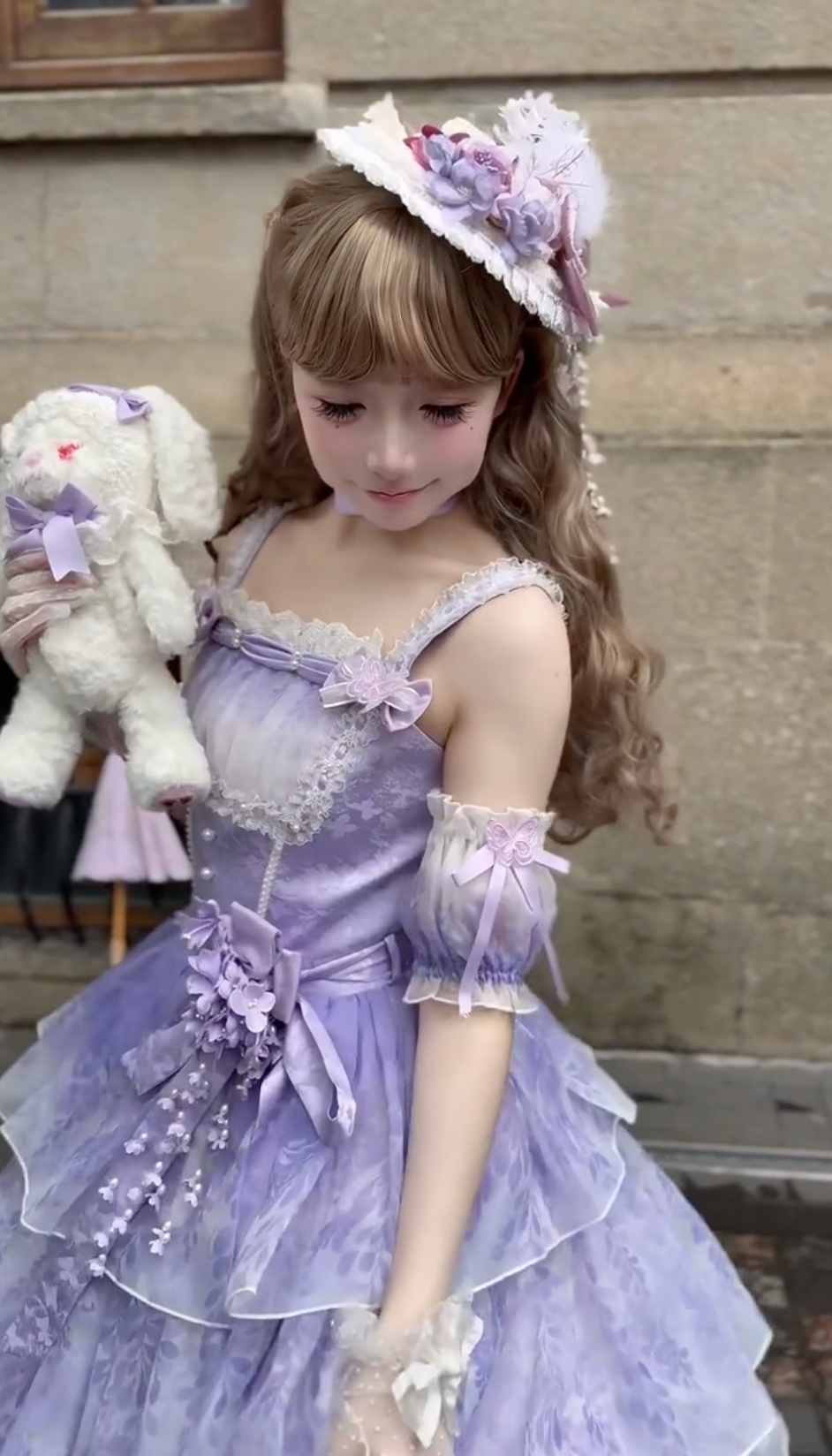 Lavender Waltz Tiered Lolita Dress
