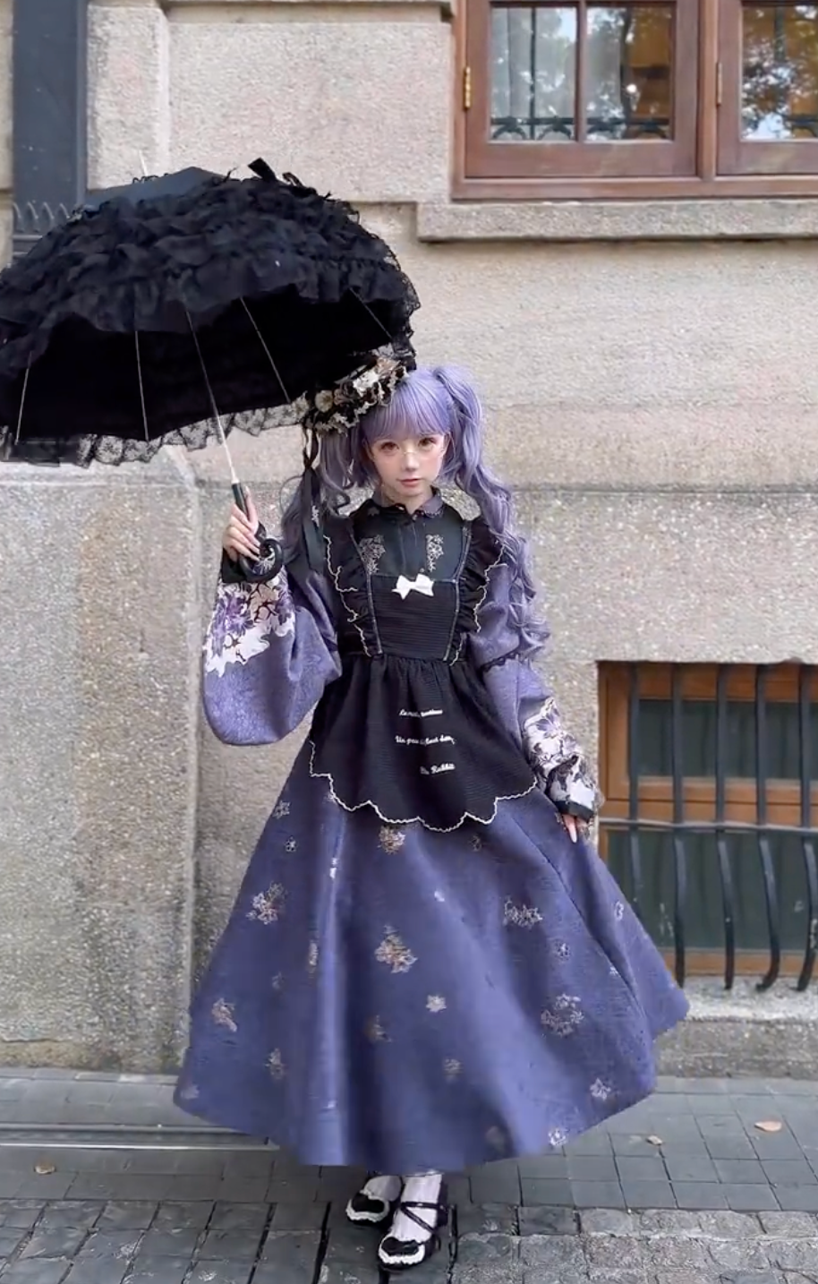 Twilight Enchantress Lolita Dress (Deep Purple Set)