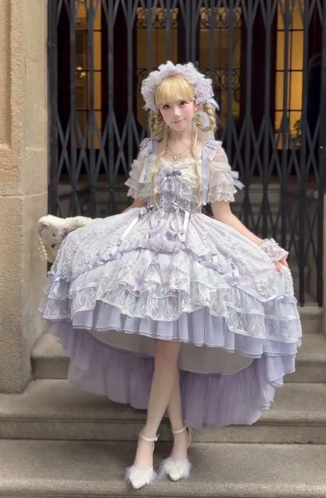 Celestial Lace Princess Lolita JSK (Lilac)