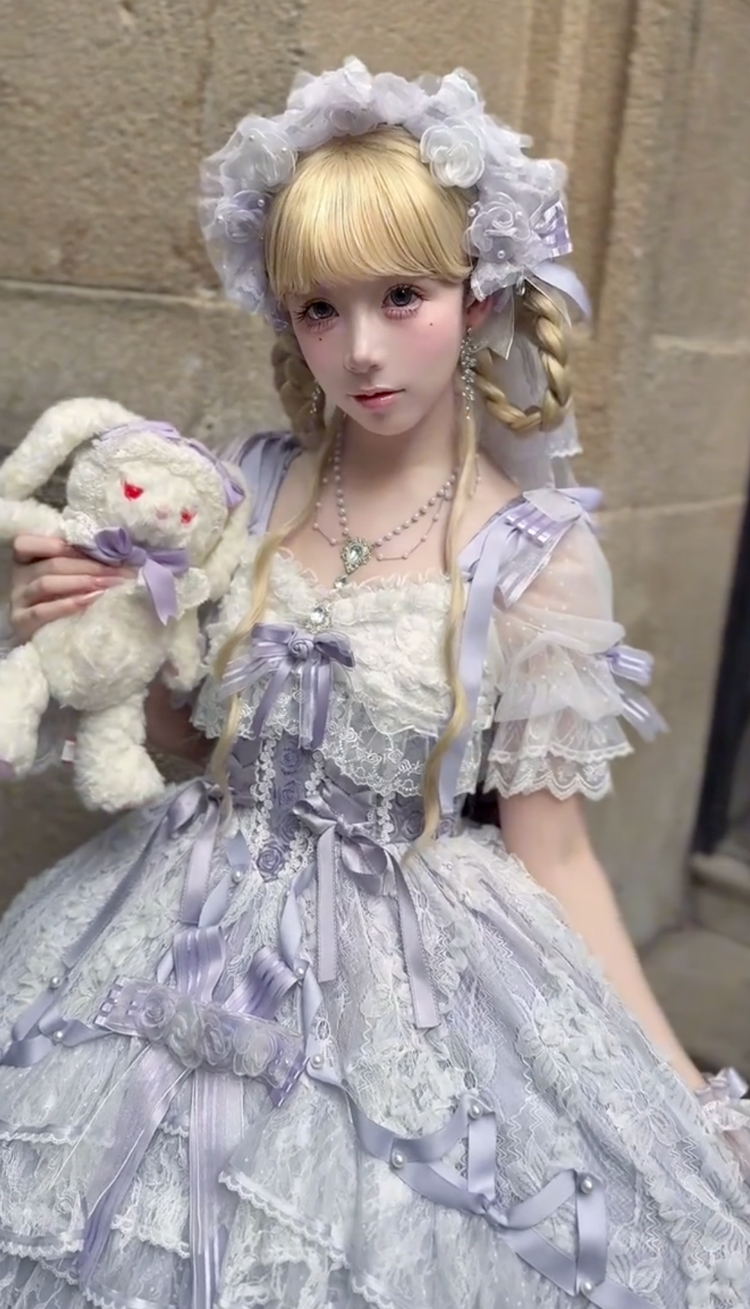 Celestial Lace Princess Lolita JSK (Lilac)