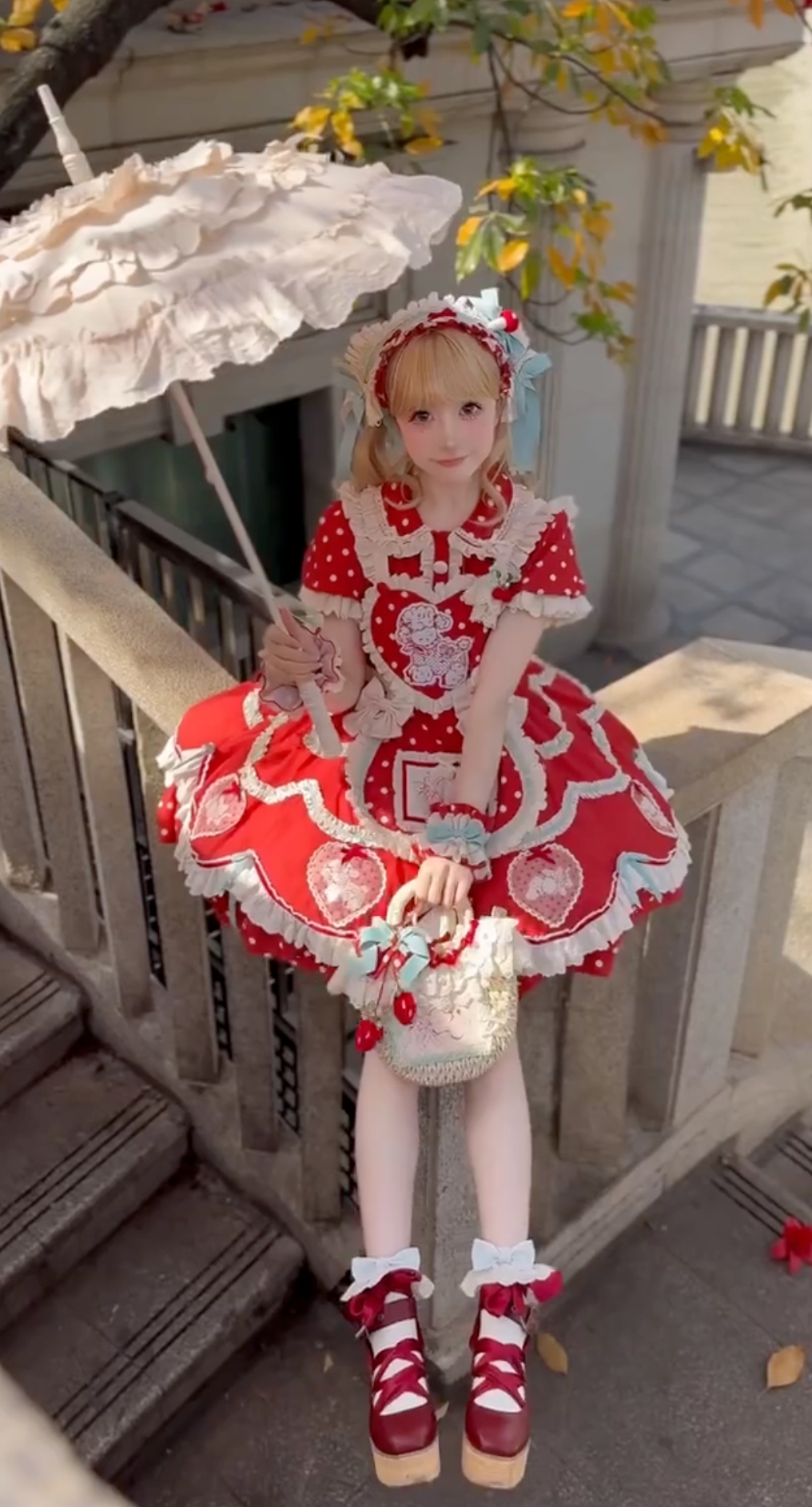 Cherry Sweetheart Cottage OP (Red)