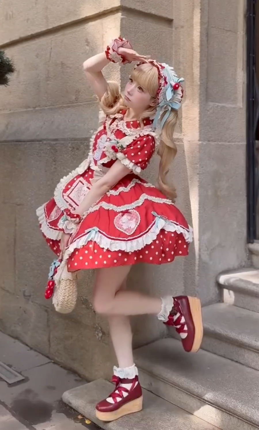 Cherry Sweetheart Cottage OP (Red)