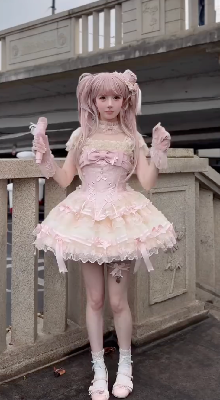 Petal Confection Doll JSK – Soft Pink Sweet Lolita Elegance