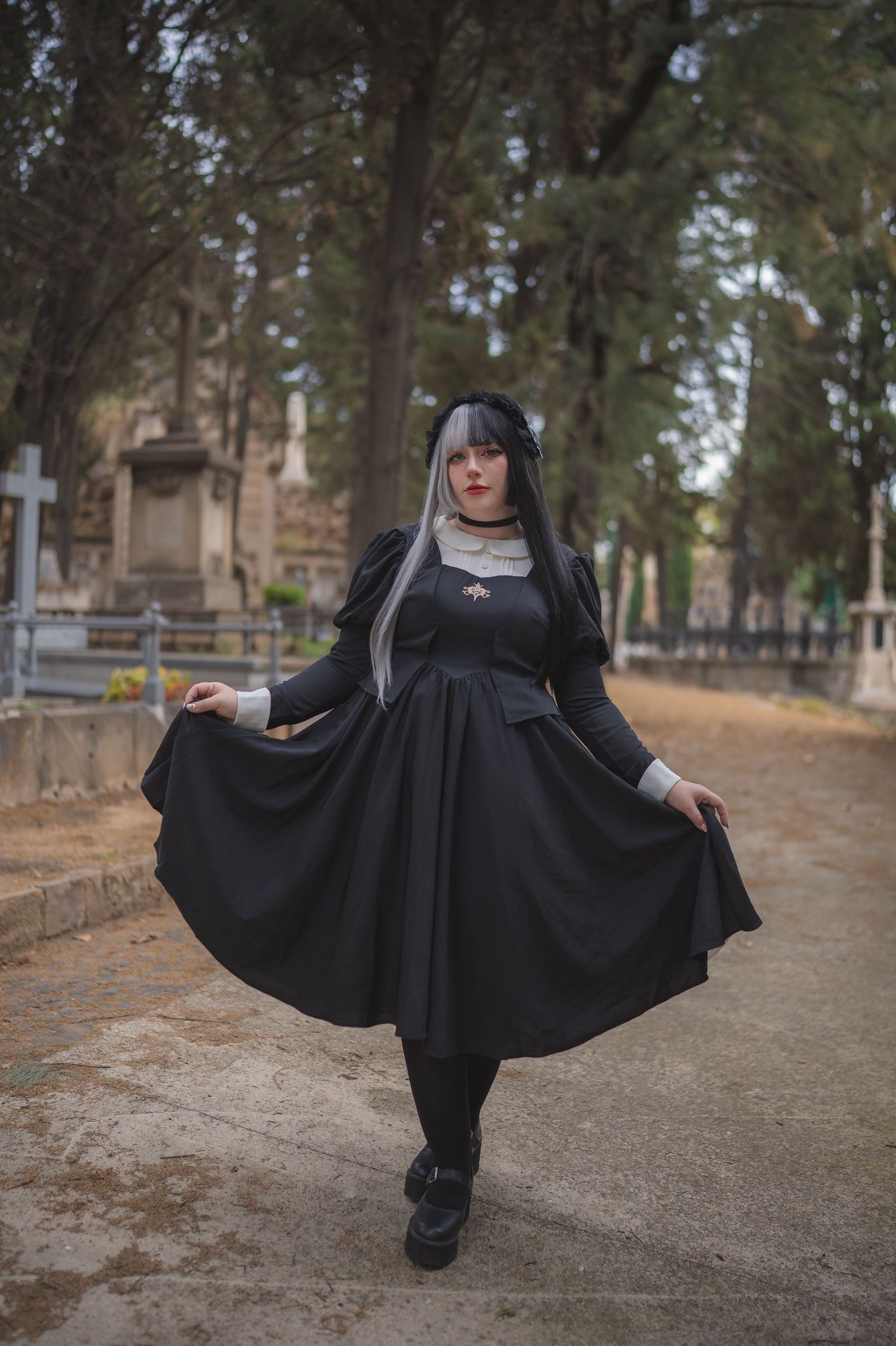 Midnight Sanctum Classic OP (Black) — Gothic Elegance Inspired by Sacred Aesthetics