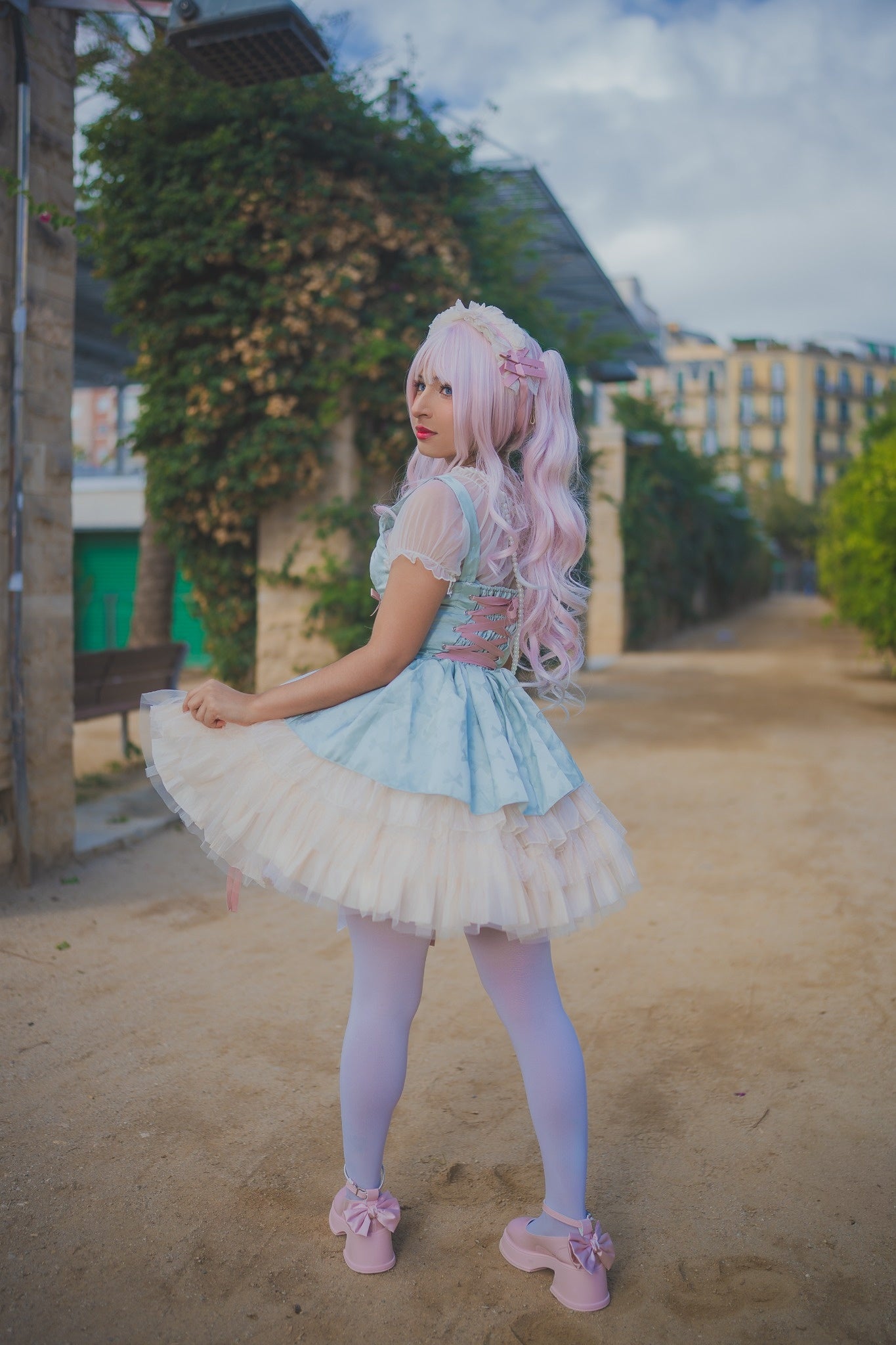 Sugar Blossom Princess Wig (Pastel Pink)