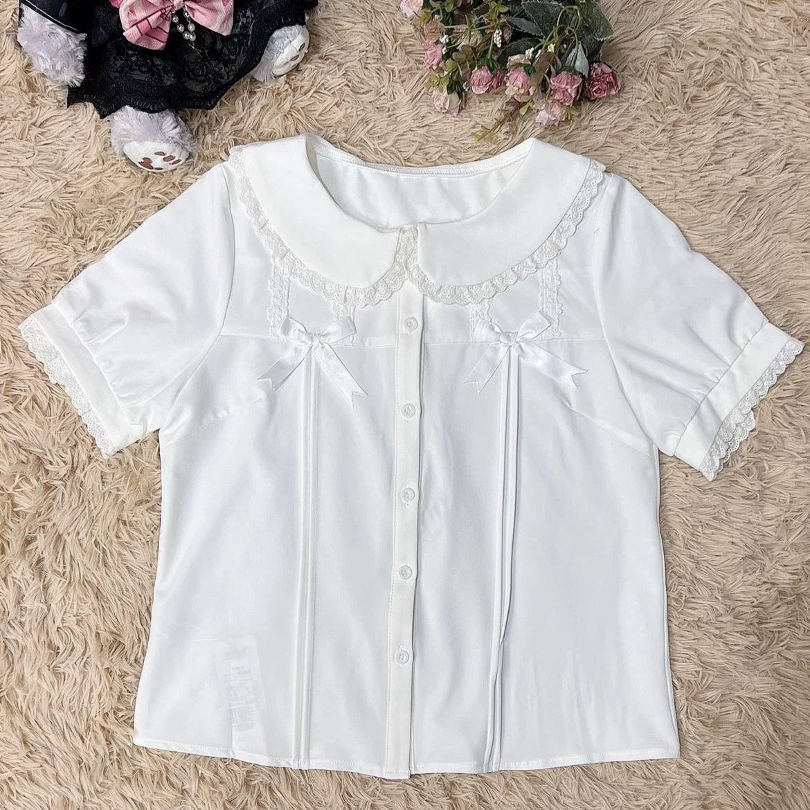 Blossom Tea Party Lolita Jumper Dress (Includes White Blouse)