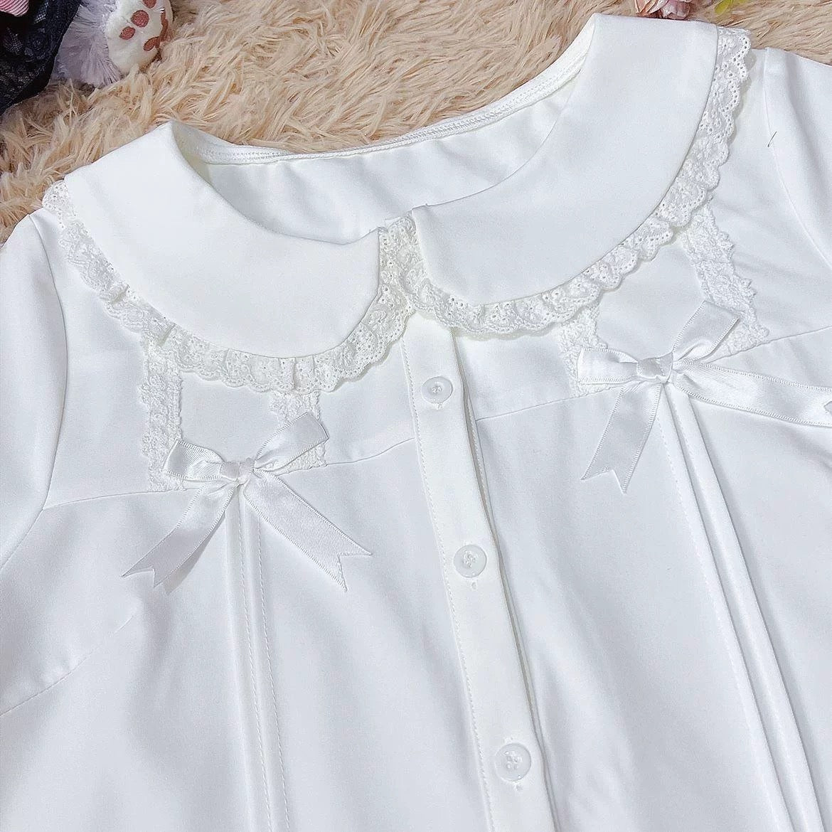 Blossom Tea Party Lolita Jumper Dress (Includes White Blouse)