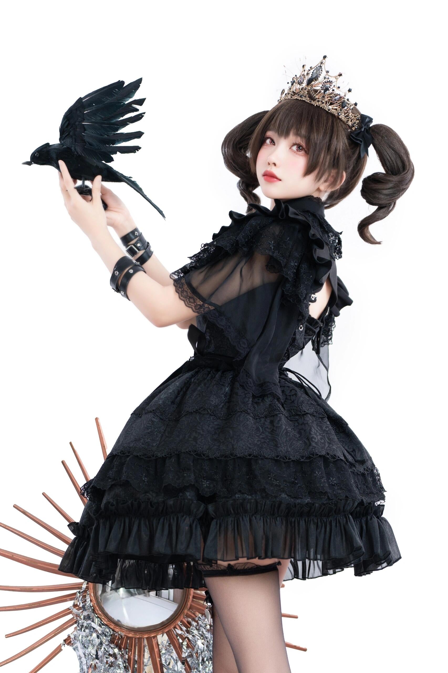 Crimson Web Enchantress Lolita Dress