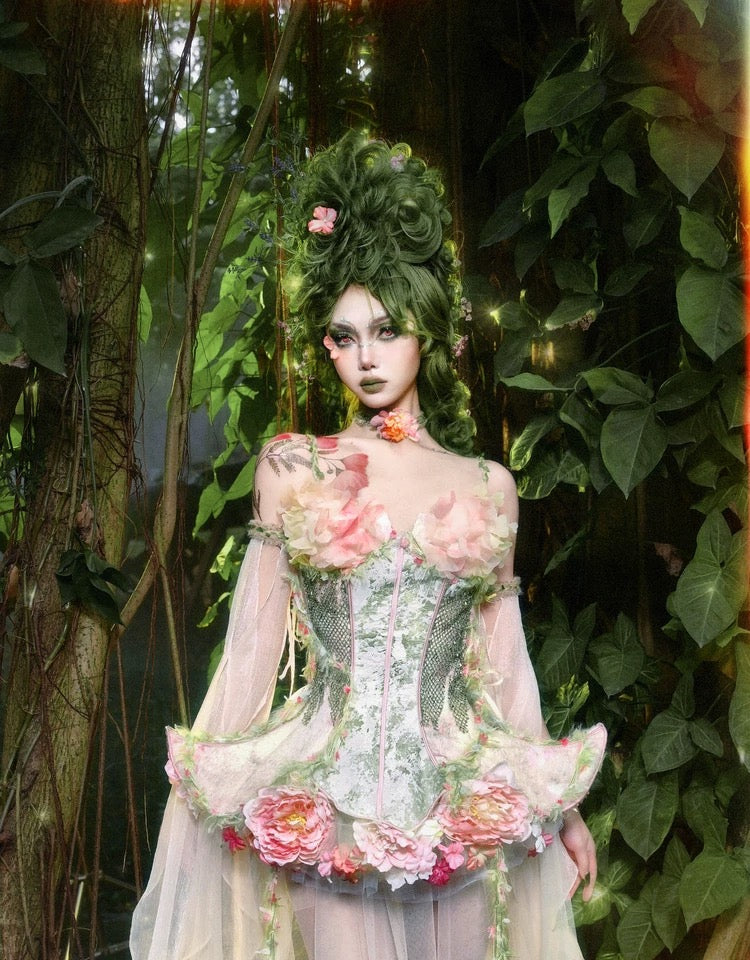 Enchanted Forest Fairy Corset Dress