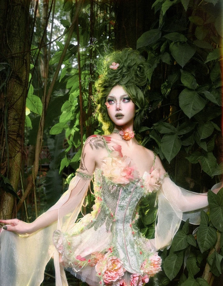 Enchanted Forest Fairy Corset Dress