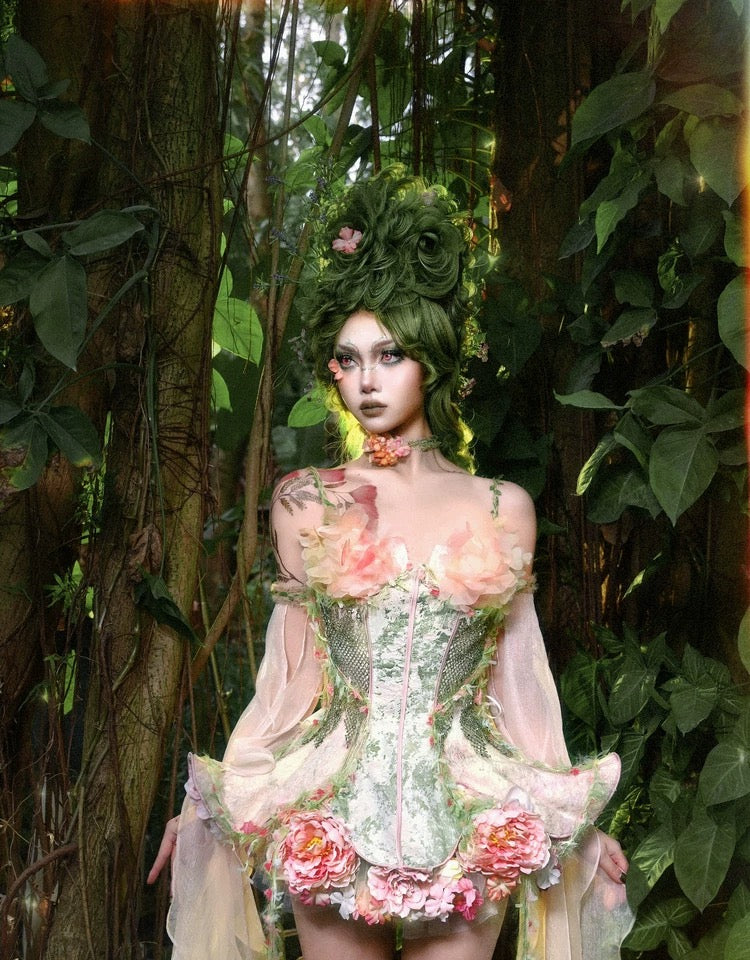 Enchanted Forest Fairy Corset Dress