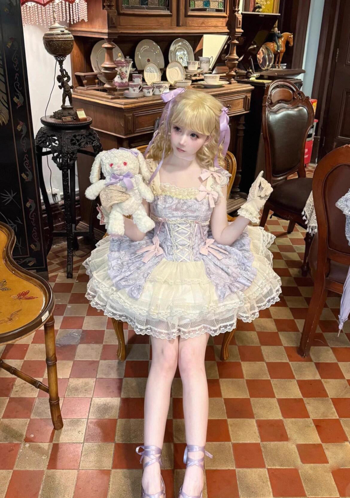 Pastel Lavander Ballerina Dream Dress
