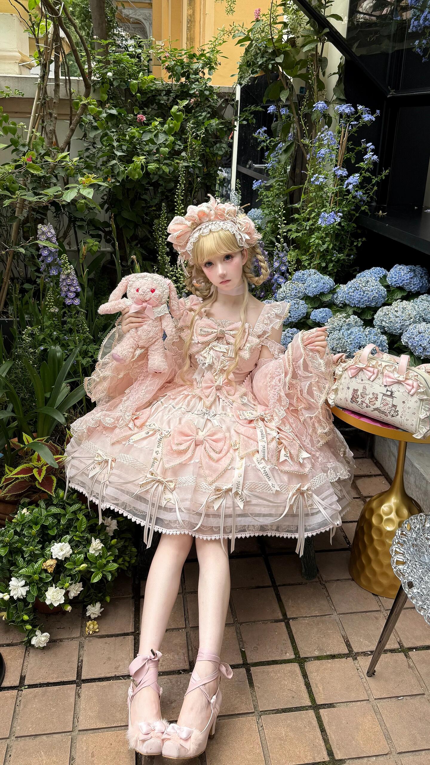 Pastel Pink Sweet Bow Lolita Dress
