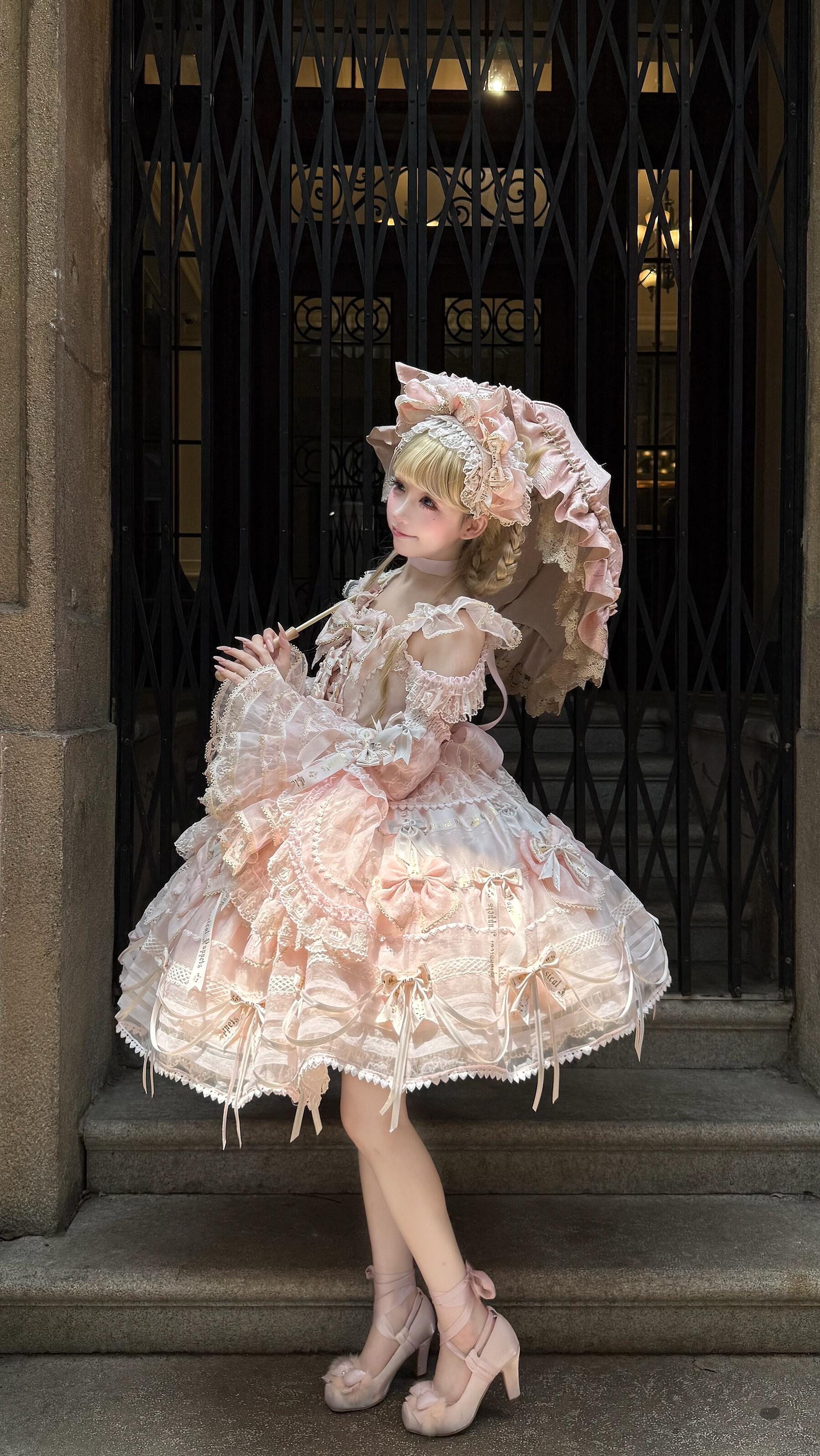 Pastel Pink Sweet Bow Lolita Dress