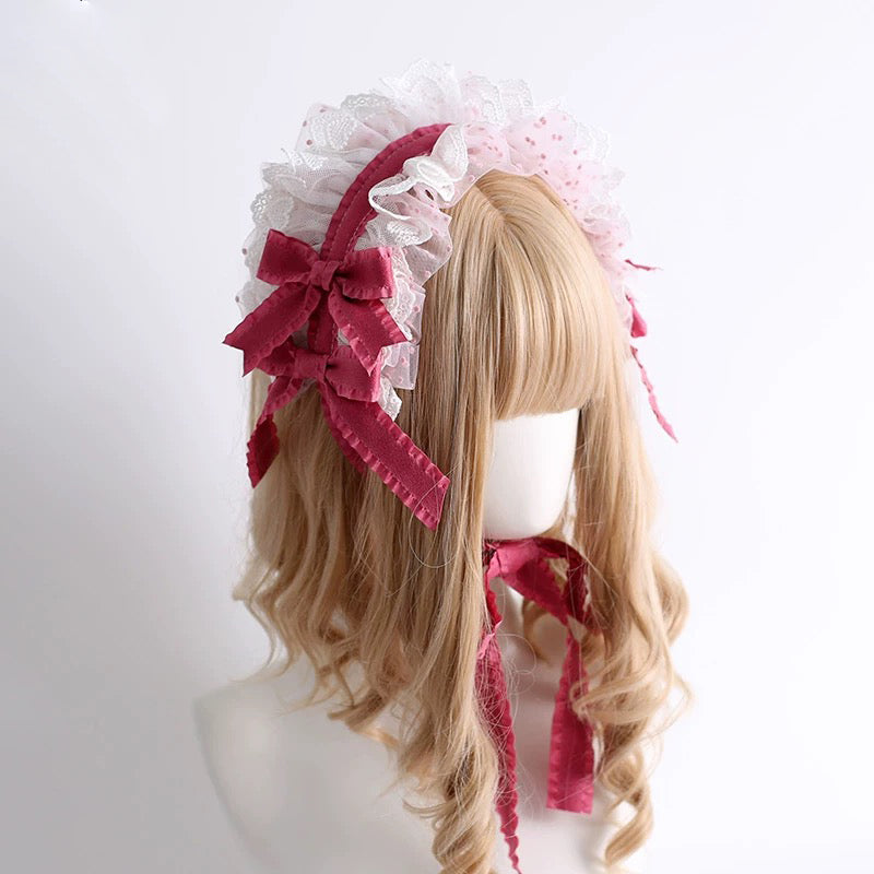 Sweet Bow Lace Headband