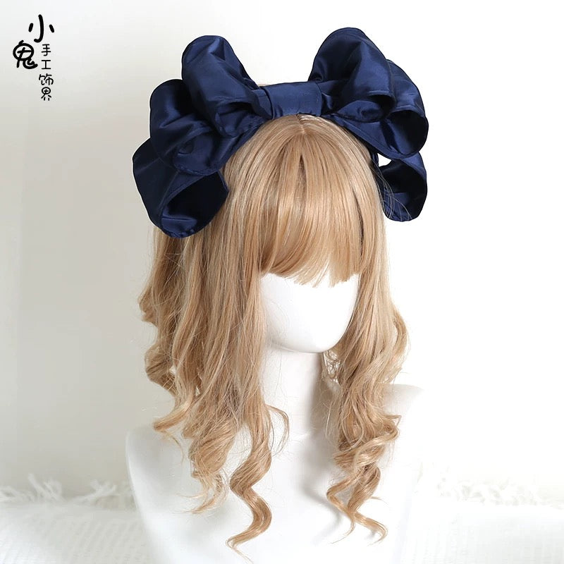 Velvet Charm Bow Headband