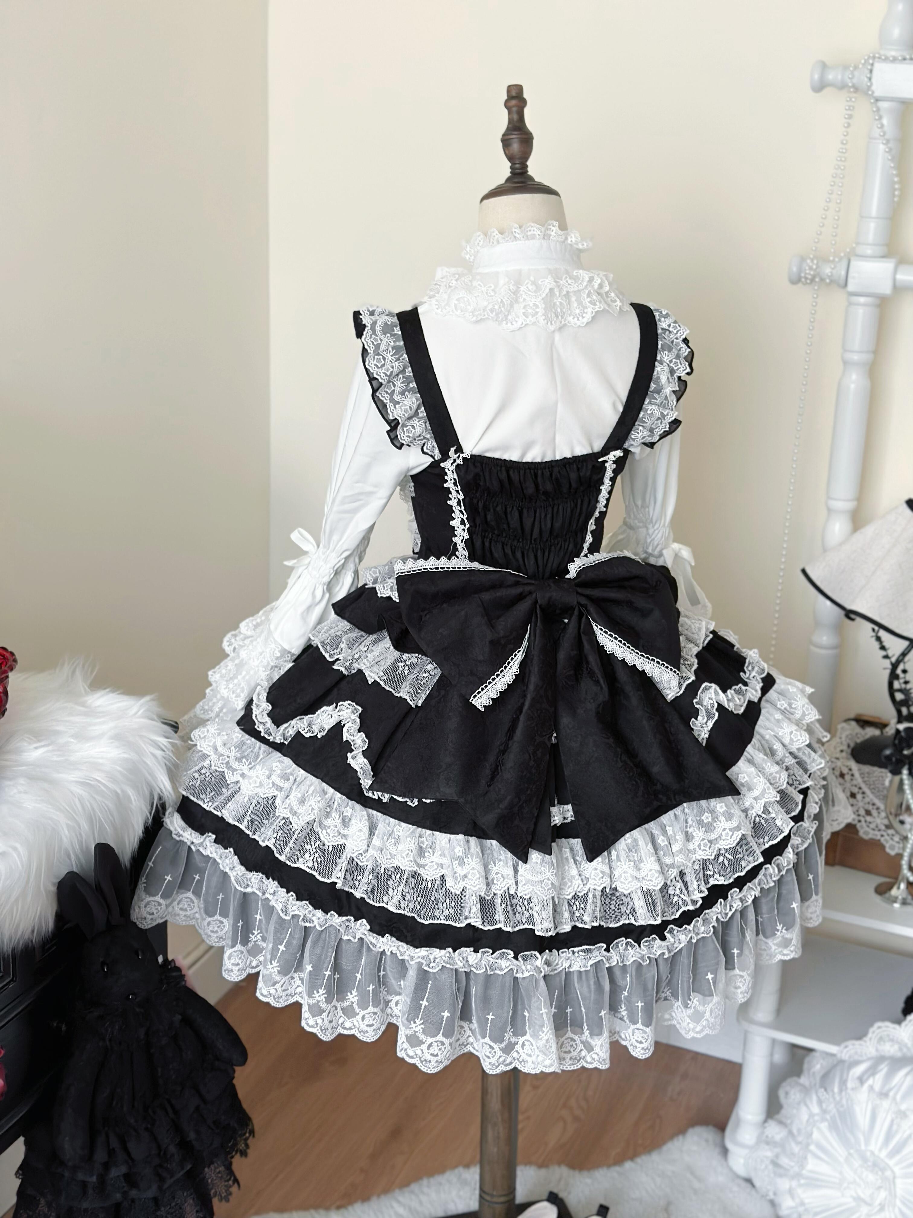 Midnight Lace Storybook JSK with Blouse (Bonnet Not Included)