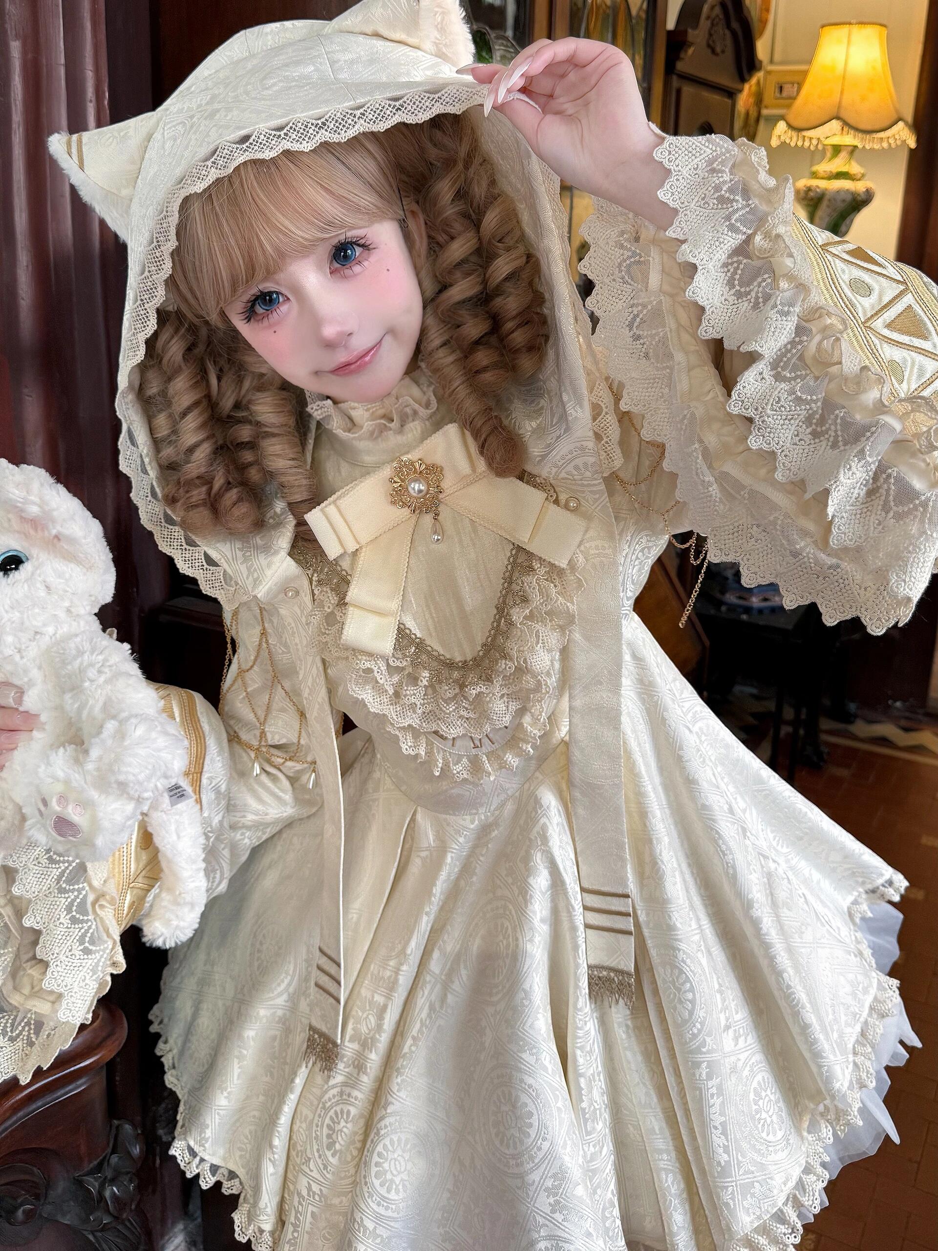 Sukuroi Exclusive White Lolita Dress – A Witchy Wonderland