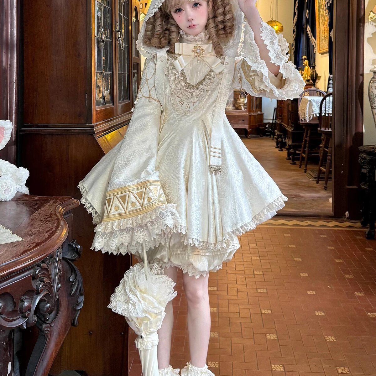 Sukuroi Exclusive White Lolita Dress A Witchy Wonderland Sukuroi Exclusive White Lolita Dress A Witchy Wonderland