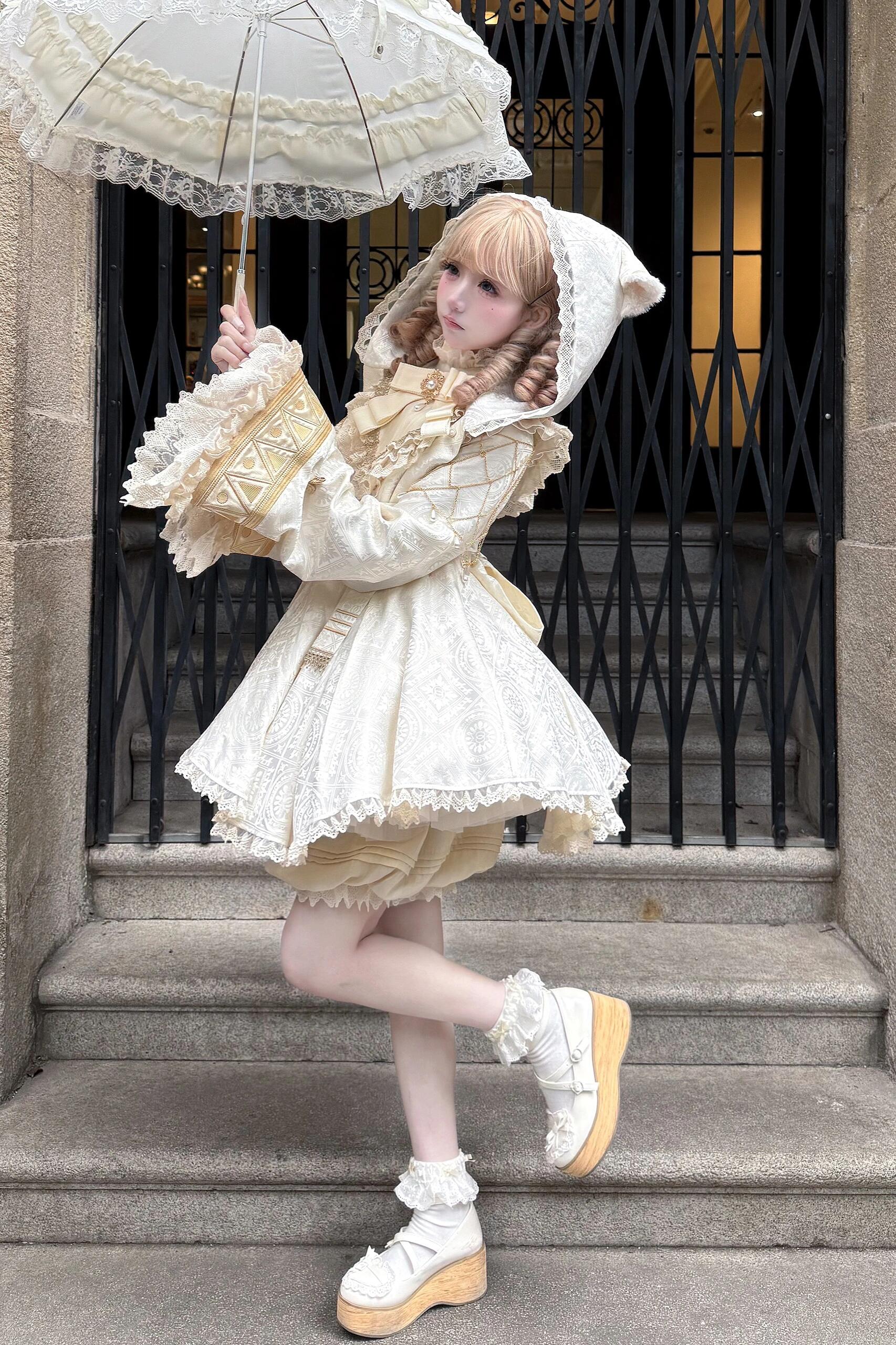 Sukuroi Exclusive White Lolita Dress – A Witchy Wonderland