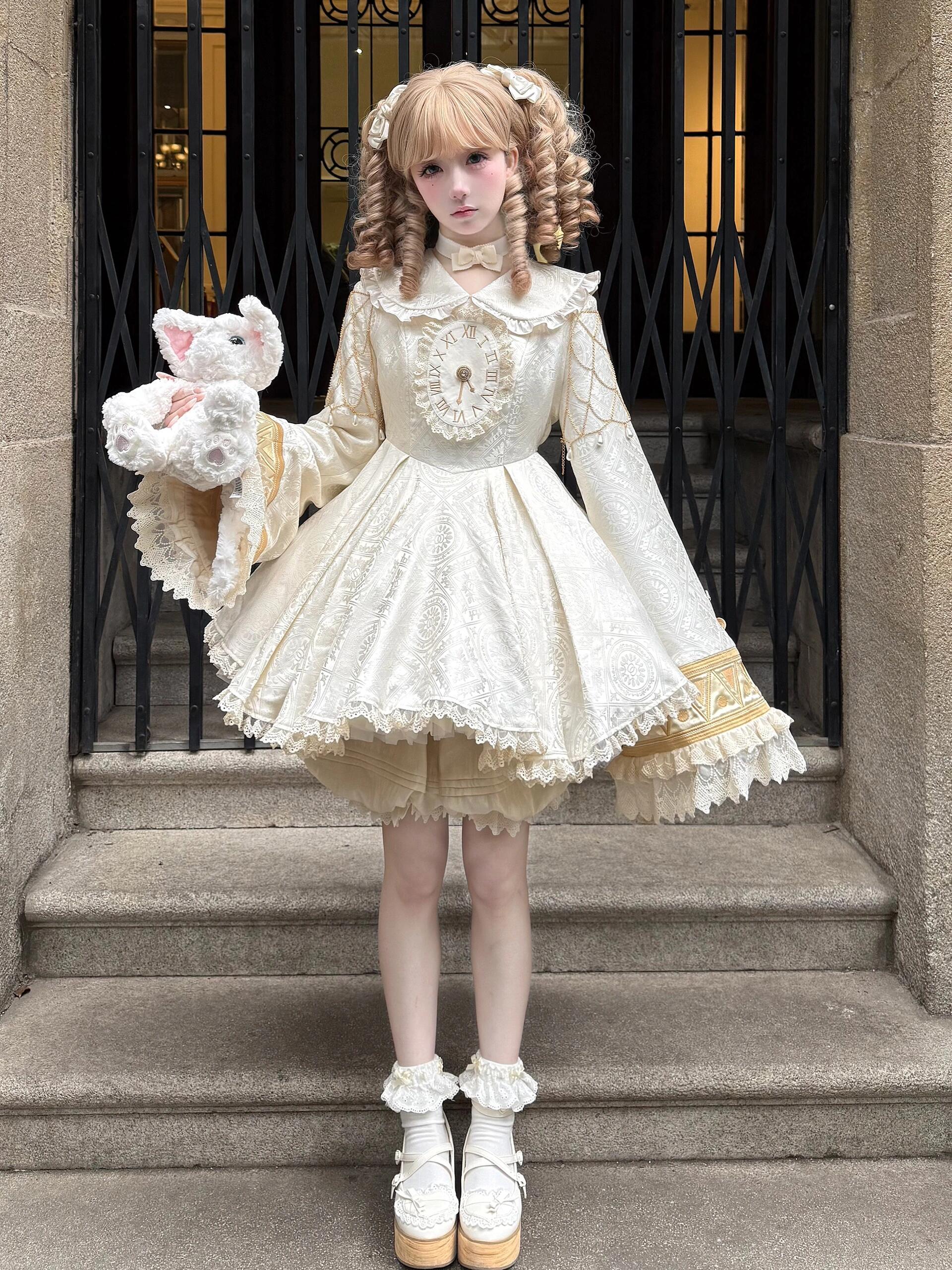 Sukuroi Exclusive White Lolita Dress – A Witchy Wonderland