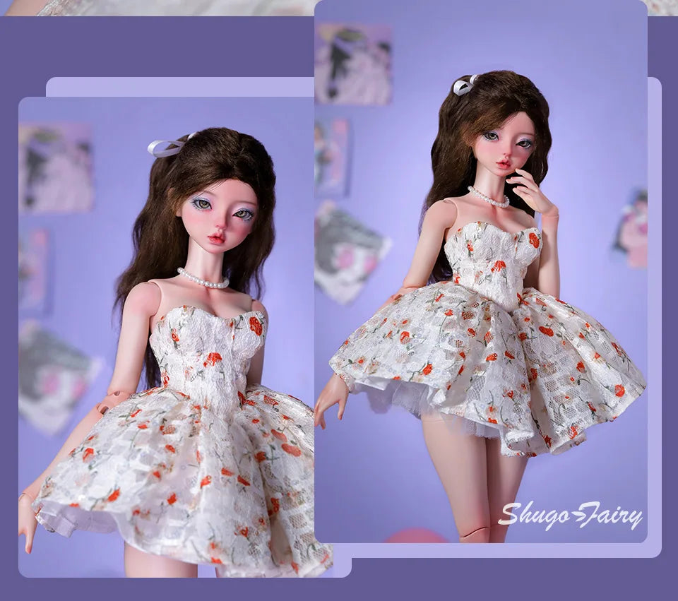 ShugaFairy Lena 1/4 Bjd Doll Floral Dress