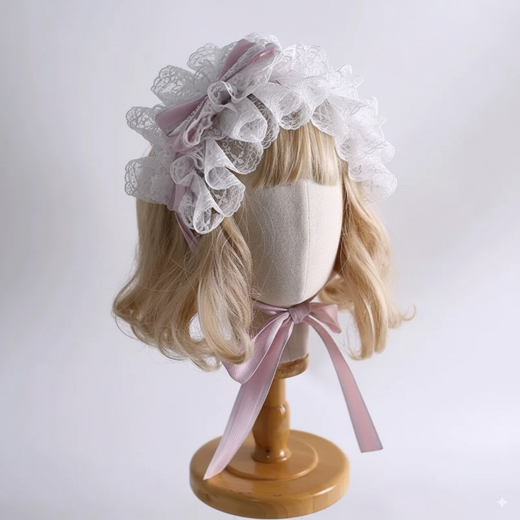 Sweet Lace Ribbon Headdress