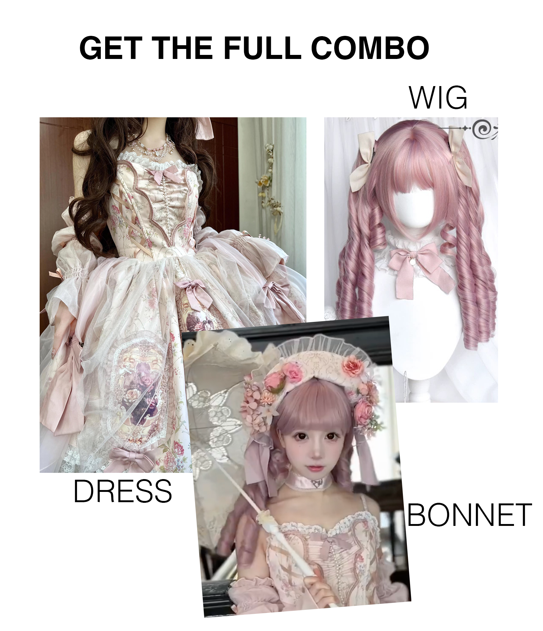 Exclusive Sukuroi Elegant Floral Lolita Dress with Corset Lacing and Ruffled Skirt