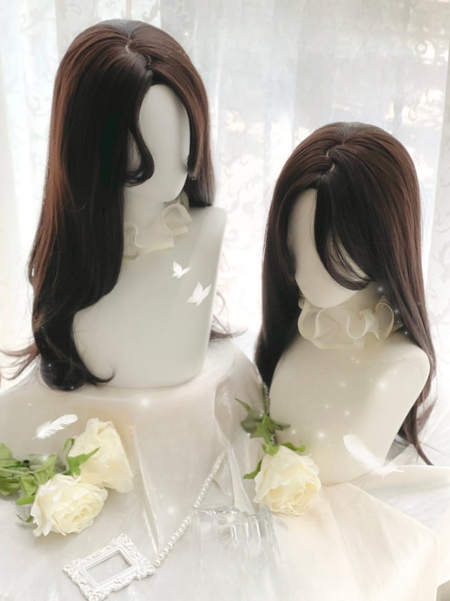 Black Long Wavy/Straight Synthetic Wig