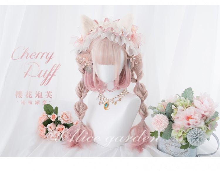 Long Double Ponytail Curly Synthetic Wig